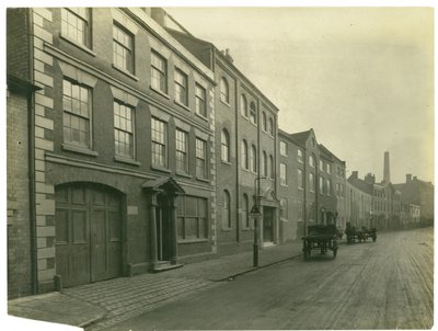 Mill Street, Kidderminster Teppichfabrik, 1923 von English Photographer